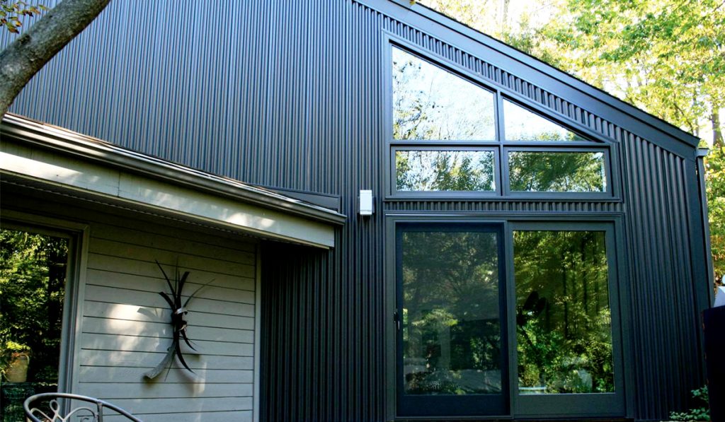 corrugated metal siding