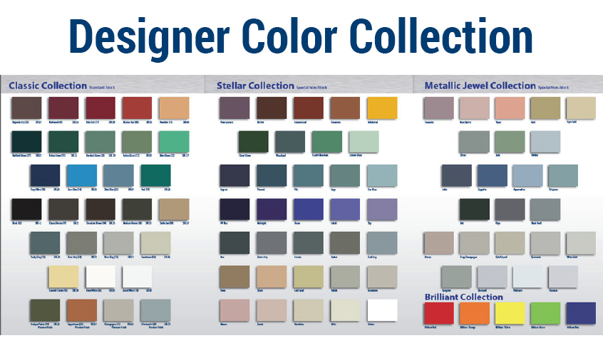 Color Chart Everlast Metals