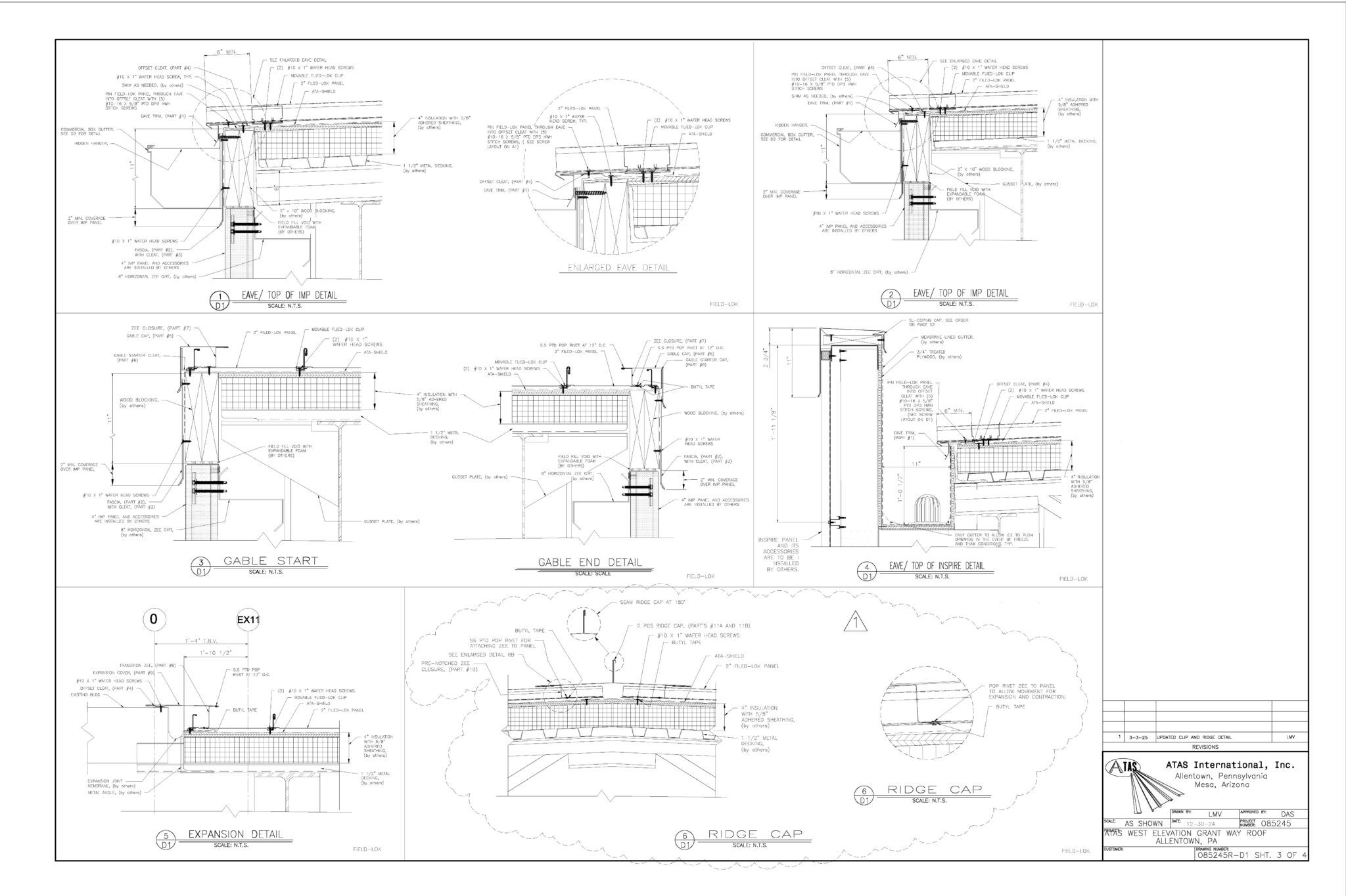 SHOP DRAWINGS | ATAS International, Inc.